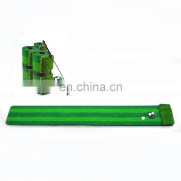 Golf Puttting Green Blanket Swing Training Putting Green Carpet For Easy Carry