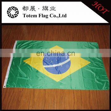 Custom election promotional cheap national flag and country Brazil Flag