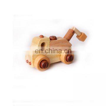 Early Educational Wooden Montessori Material Toys Play Car Blocks Sets For Kids