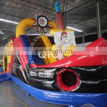 Hot sale commercial outdoor kids and adult giant inflatable obstacle course equipment