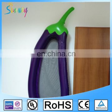 Adult Giant Eggplant Beach Bed Inflatable Eggplant Float