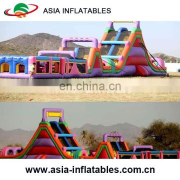 The Extreme Insane Inflatable Run, Giant Inflatable Obstacle Course for Adults