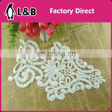 New Design Embroidery Neckline Milk Silk Applique Collar photo-3