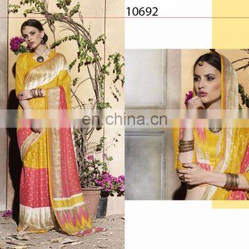 Indian Designer Kanjivaram Silk Saree | Shari | Sari for Party Wear photo-3