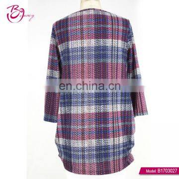 Guangzhou Polyester Clothing Long Sleeve Women Frock Top photo-4