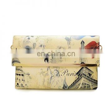 Fashion Print and Envelope Design Women's Clutch