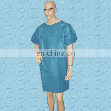 patient gown with ties