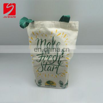 Excellent Quality Environmental Natural Polyester Cotton Folding Shopping Bag