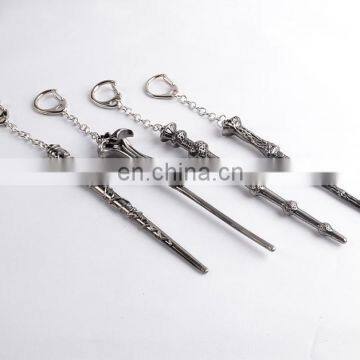 Decoration Cosplay Famous Novel Magic Wand Alloy Anime Necklace,Hot selling items aluminum chian metal pendant necklace fashion