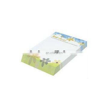 Sloping White Paper Memo Cube