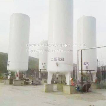 20M3 Stainless Steel Vertical Cryogenic LO2 Tank