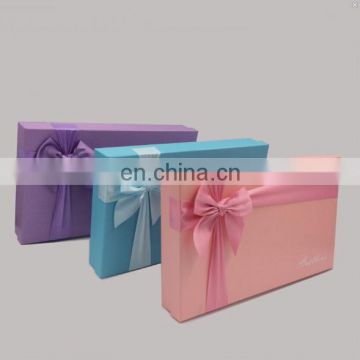 Custom design cardboard paper chocolate box with tray and insert holder