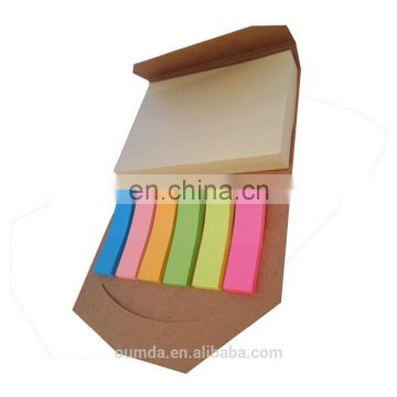 Personalized wooden sticky memo note pads