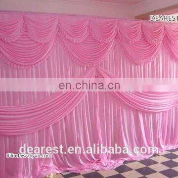2016 Beautiful Ice Silk Wedding Backdrop for Sale 20ft*10ft photo-3