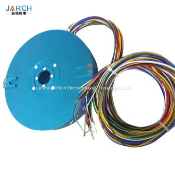 JARCH Low Torque 12 signals Flat Slip Ring 6 Circuits/5A Thickness bore slip ring 20mm