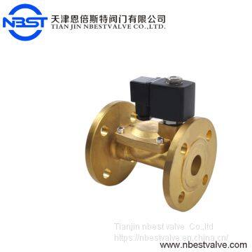 DN100 4inch Brass Pilot operated diaphragm flange connection solenoid valve