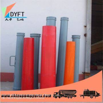Reducer pipe for construction machines