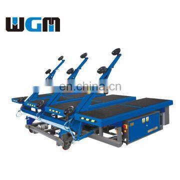 cutting glass table with loading arms with better price