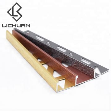 Box Square Edge Tile Trim Polished Aluminum Strip