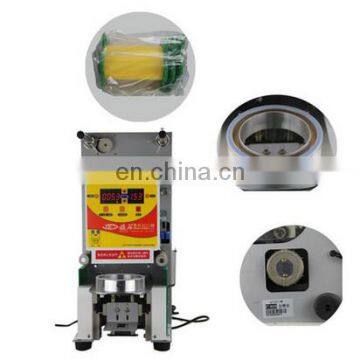 New arrival lower prices for cup sealing machine automatic bubble tea cup sealing machine