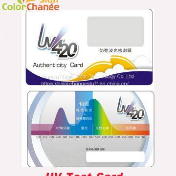 New High Tech, Non-Toxic, Environmentally Friendly UV Detection Card photo-3