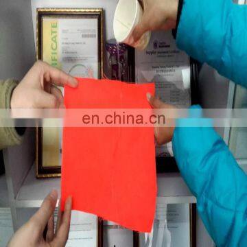 Chinese Supplier 100% polyester dylon uv fluorescent fabric dye for workwear