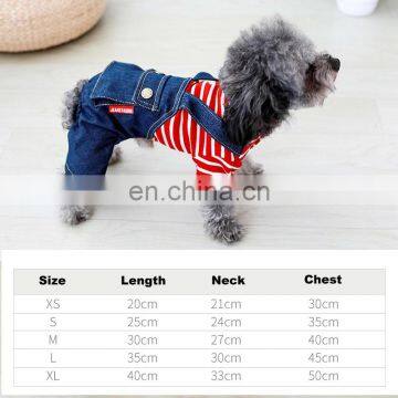 Wholesale Factory Manufacturer More Size Fashion Cotton Pet Clothes Pants Dog Jeans photo-6