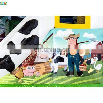 Jumpy Happy Farm Jumper Inflatable Bouncer Bouncy Jumping Castle Bounce House