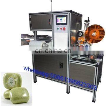 china automatic round toilet bar soap paper wrapping machine