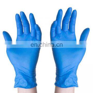 China supplier powder free disposable nitrile gloves