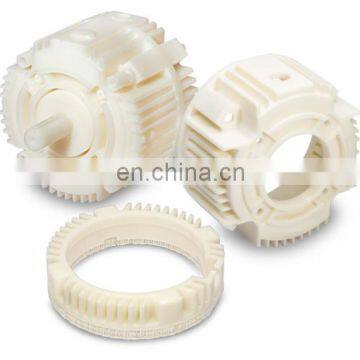 High Precision Customized Plastic Tooth Gears Wheel Cnc Machined Nylon Plastic Worm Gear photo-2