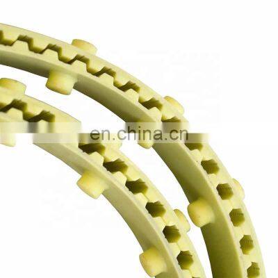 High quality 25mm Width T10-3040 PU Endless Timing Belt yellow for Carding Machines