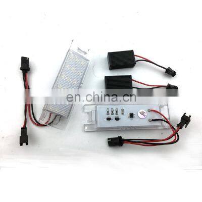 Carest 2Pcs/Pair 18 LED Car License Plate Lights Number Plate Lamp For Opel/Vauxhall/Corsa/Zafira Error Free