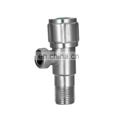 Bathroom Fittings Cold Water Brushed Nickel Stainless Steel 304 Angle Valve