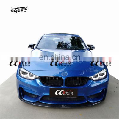 M3 style wide body kit for BMW 3 series F30 F35 front bumper rear bumper side skirts wide fender  hood and wing spoiler