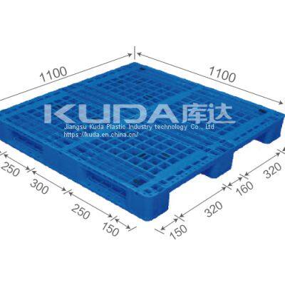 automatic pallet warehouse 1111D WGCZ PLASTIC PALLET（BUILT-IN STEEL TUBE）from china