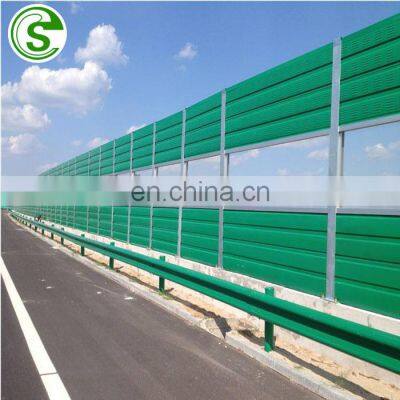 High quality galvanized steel sound barrier fence,noise barrier wall for road,highway and railway noise barrier price