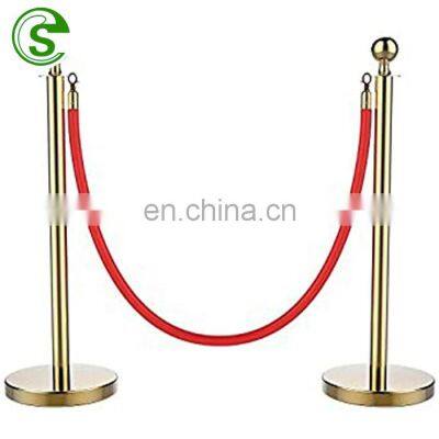 Red Carpet Gold Stanchion Poles and Red Velvet Ropes