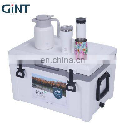 GiNT 50L Big Size Ice Chest PU Foam Good Insulation Hard Cooler with Available Accessories