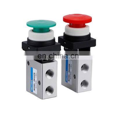 High Quality JM Series Roller Button Control Valve Pneumatic Switch Mechanical Valve Manual Air Valve