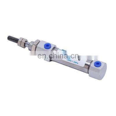 Air Differential Convenient High Density Stainless Steel Slim Pneumatic  MINI Cylinder with Spring