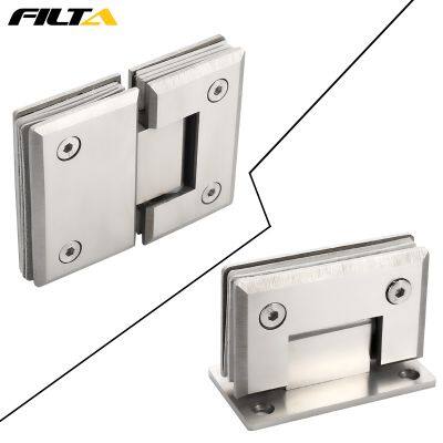 Stainless Steel Balustrades & Handrails Shower Glass Door Frameless Glass Hinge Glass Clamp Glass Clip Glass Holder photo-2