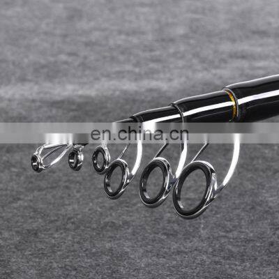 Amazon 1.8/2.1/2.4/2.7m Carbon Spinning Rod And Reel Anti-Winding Telescopic Fishing Rod photo-5
