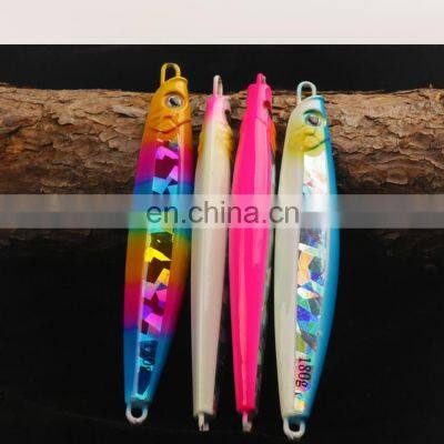 14cm 220g new modle pike seabass long shot  slow throw  Drag Metal Cast  jig hard Fishing Lure