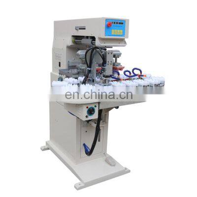 4 Color Rotary Plastic Logo Sunglasses Buttons Pad Printers Printing Machine for Sale photo-2