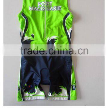 Sublimation triathlon cycling wear for men and women