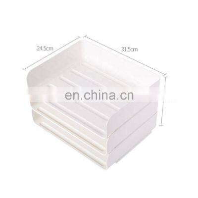 Office Document Stackable Tray File Organizer Document Rack A4 Paper File Letter Tray photo-4