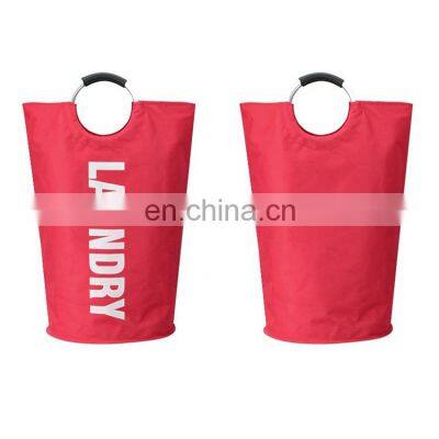 Portable Waterproof Clothes Laundry Basket Storage Bag Foldable Clothing Storage Bag photo-4