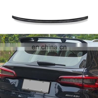 Carbon Fiber Rear Middle Spoiler For BMW X5 ABS Exterior Accessories