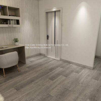 GKBM Greenpy SY-W1009 Waterproof Nostalgic Gray Oak 4mm Click Stone Plastic Composite SPC Flooring photo-4